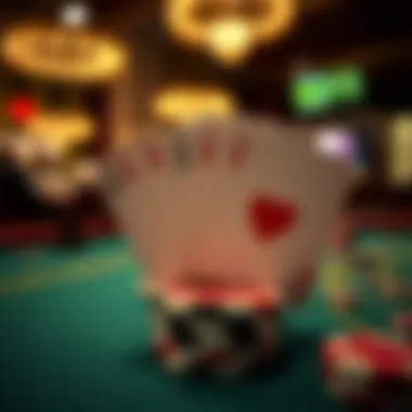 A visual representation of the winning hands in Blackjack