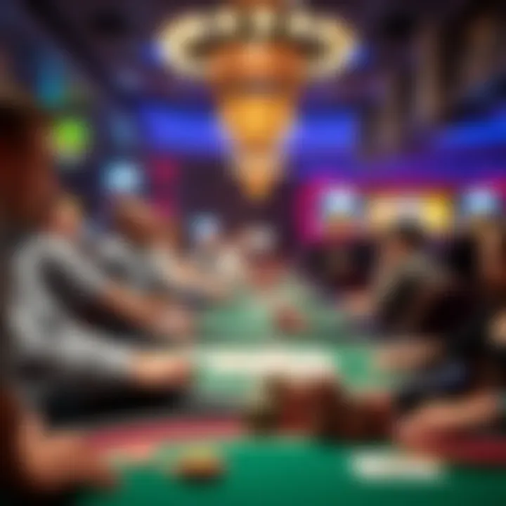 Diverse selection of poker games available in the app