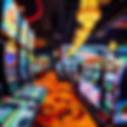 Vibrant gaming floor at Buffalo Bills Hotel Casino