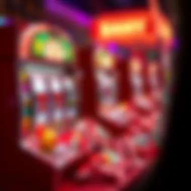 Artistic representation of gambling and candy culture