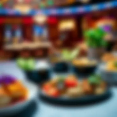 A selection of gourmet dishes at MGM Grand