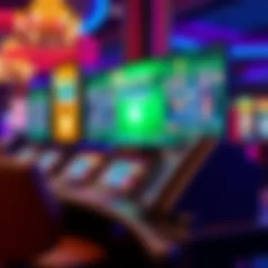 Showcasing the vibrant gaming interface of DraftKings Online Casino