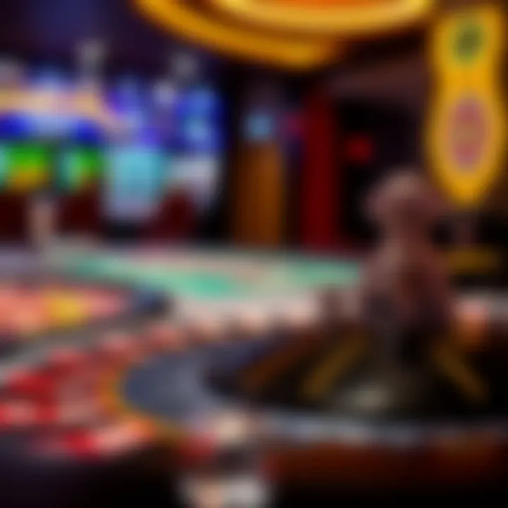 Close-up view of Evolution Gaming Roulette table with vibrant graphics