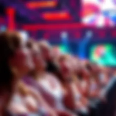 Vibrant audience enjoying an AGT performance