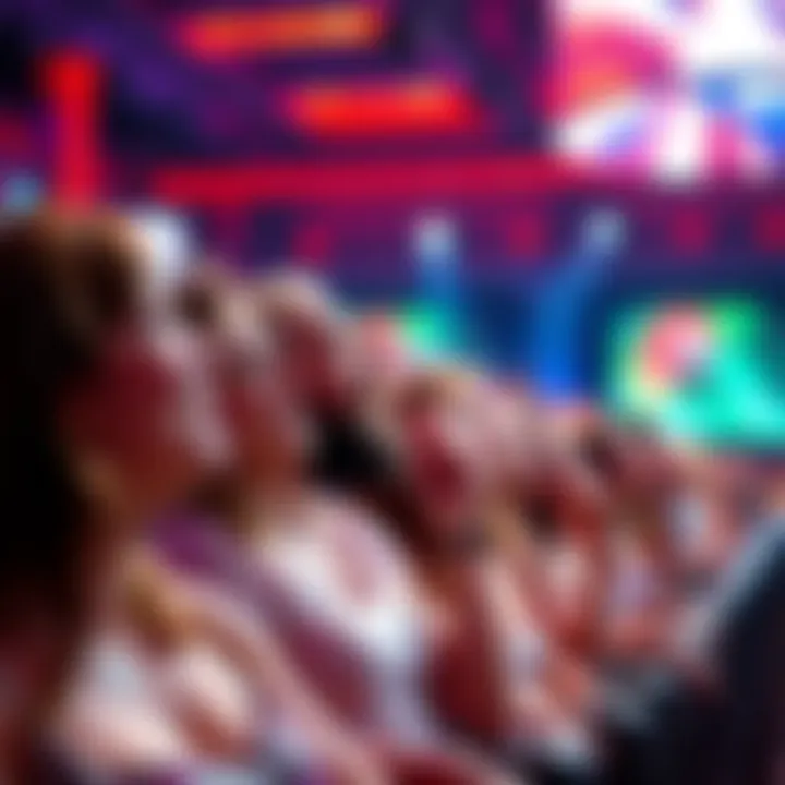 Vibrant audience enjoying an AGT performance