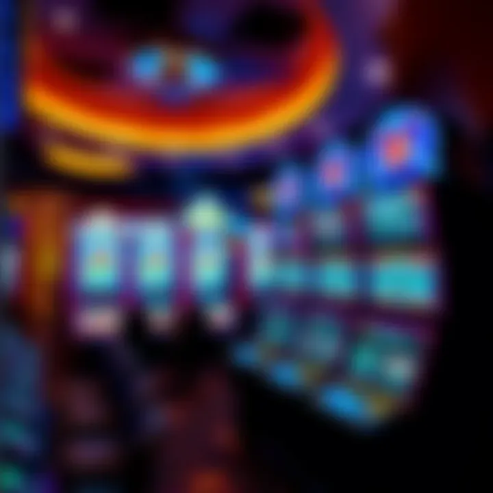 Exciting gaming area within the Luxor