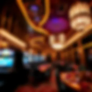 Luxurious interiors of the Luxor venue