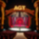 Stunning view of AGT Vegas stage at Luxor