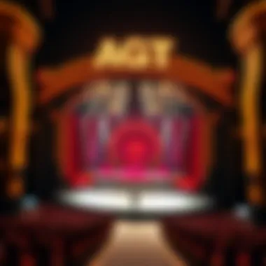 Stunning view of AGT Vegas stage at Luxor