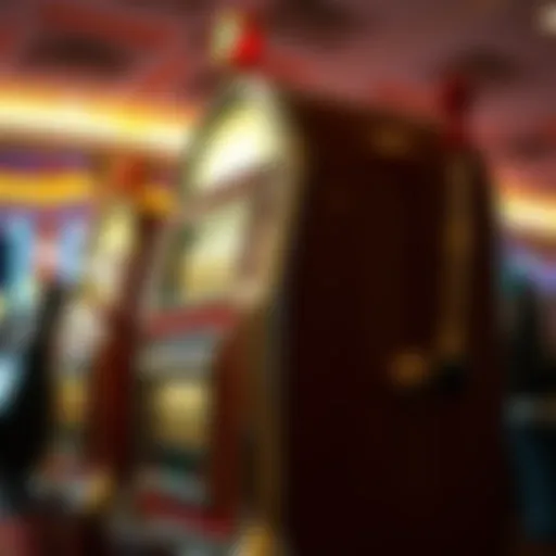 Vintage American slot machine showcasing classic design