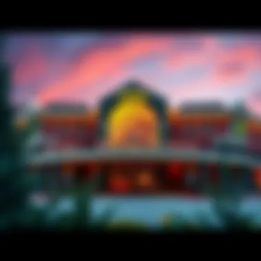 Exterior view of Bay Mills Casino showcasing its architectural design