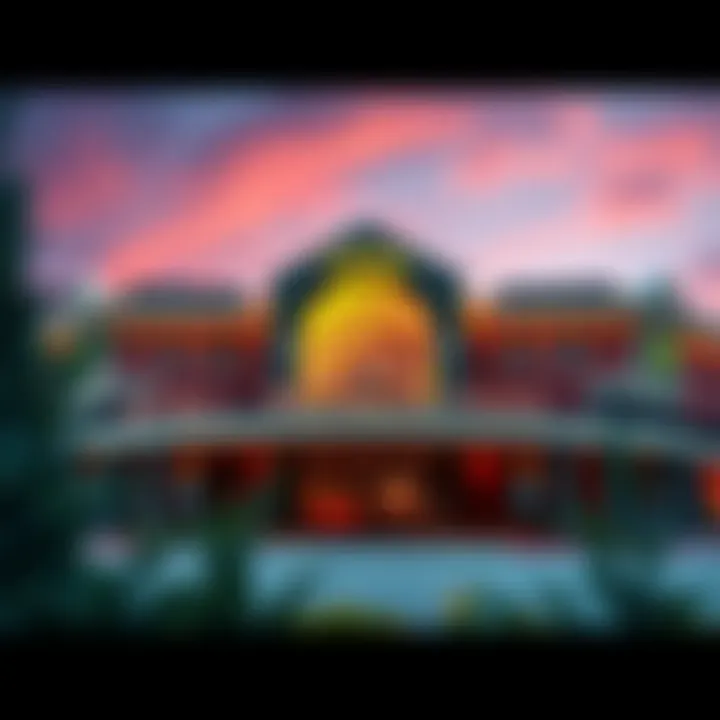 Exterior view of Bay Mills Casino showcasing its architectural design