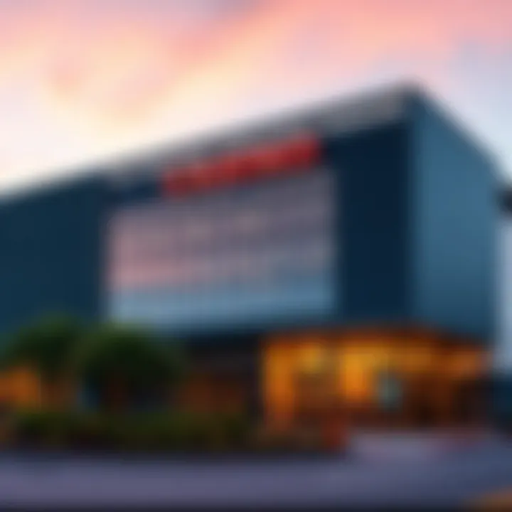 Exterior view of a modern casino in Tennessee showcasing architectural design