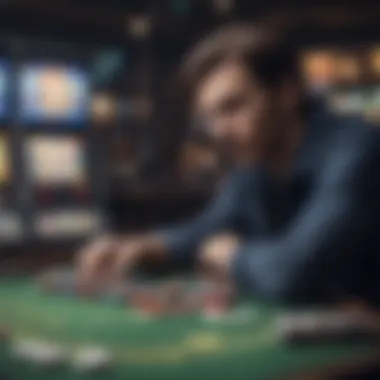 Console Gaming Strategy for Monetary Rewards An individual focused on a gaming console, contemplating strategies for a monetary reward game.