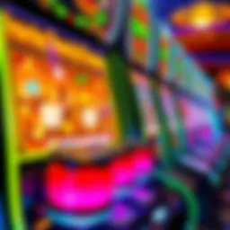 Vibrant graphics of the Dancing Drums slot machine