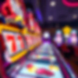 A vibrant casino slot machine game interface