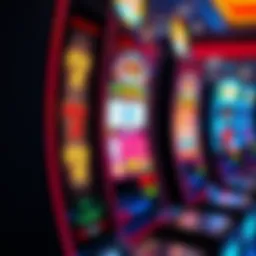 Vibrant graphics of a video slot machine