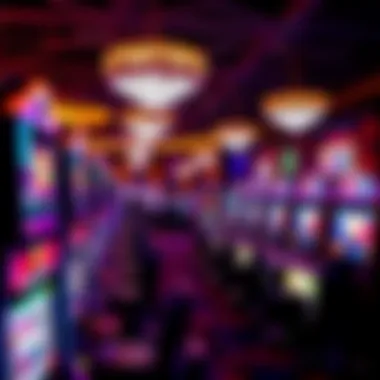 Dive into Excitement on the Gaming Floor Vibrant gaming floor at Hard Rock Casino