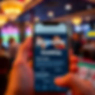 Responsible gambling resources displayed on a betting app