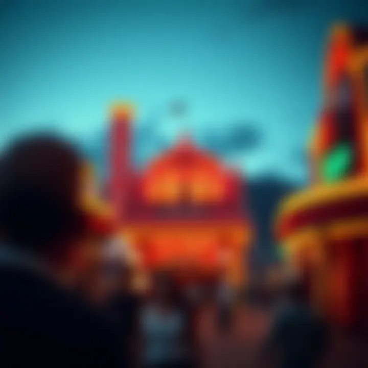 Artistic representation of a cultural venue in Las Vegas