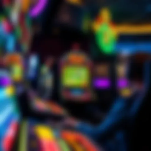 Intricate online gambling interface