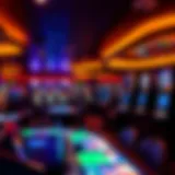 Interior view of a non-smoking casino in Atlantic City showcasing gaming tables