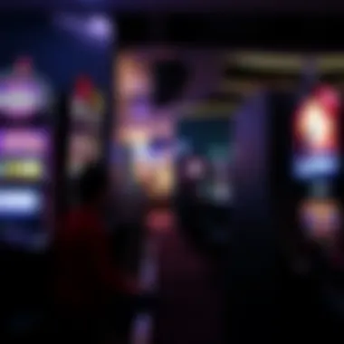 Players enjoying a game at a slot machine in a smoke-free environment