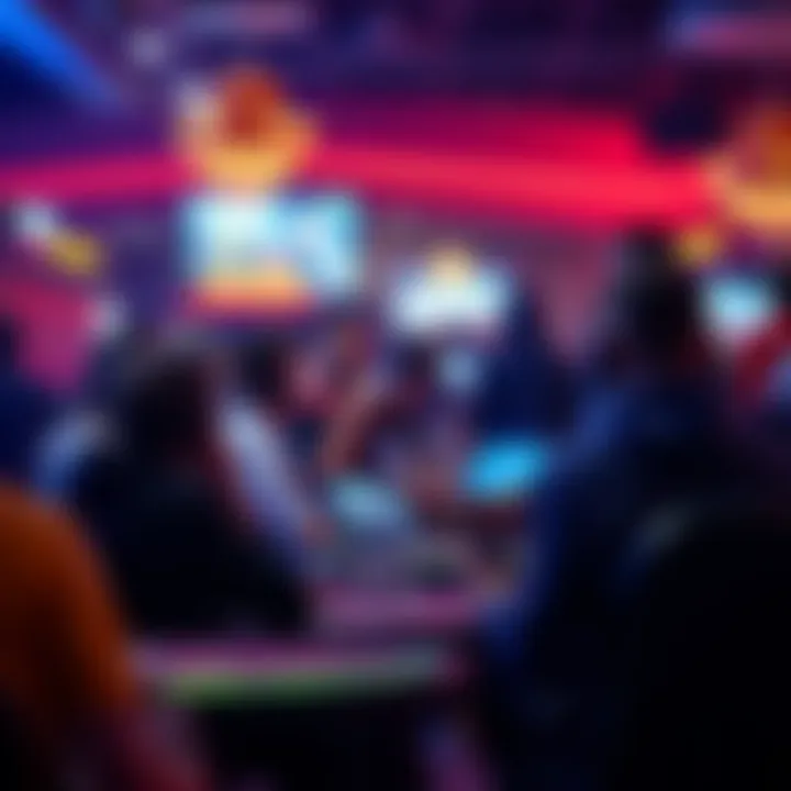 Graphic showcasing community interaction among online players