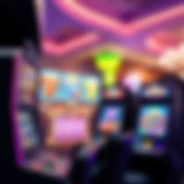 Diverse Online Slot Games A vibrant online casino interface showcasing a variety of slot machine games