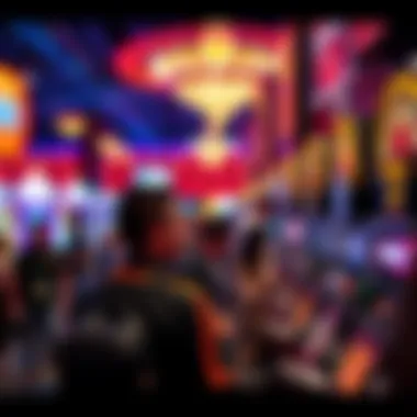 Engaging environment at a casino job fair