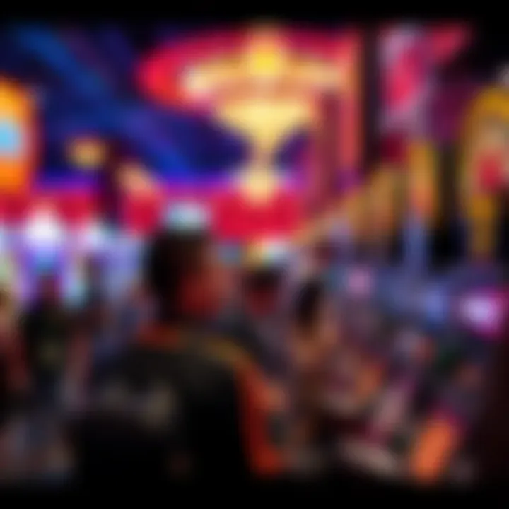 Engaging environment at a casino job fair