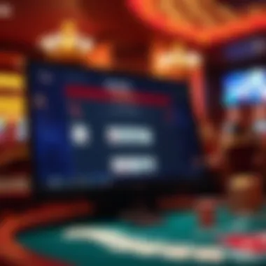 User-friendly interface of an online gambling platform