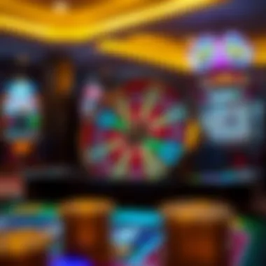 Visual of a winning spin on a gaming app