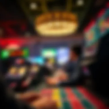 Illustration of live betting in action