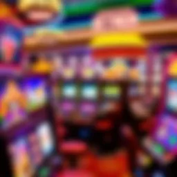 A vibrant display of BetMGM slot games featuring various themes