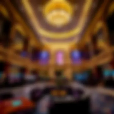 Luxurious lobby of the Golden Nugget showcasing its elegance