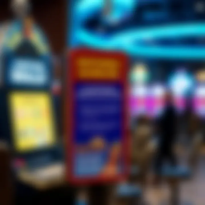 Responsible gambling practices illustrated through informative signage