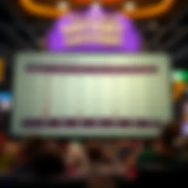 Comparison chart of different online lottery platforms.