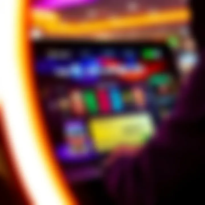 Engaging user interface of a popular online lottery site.