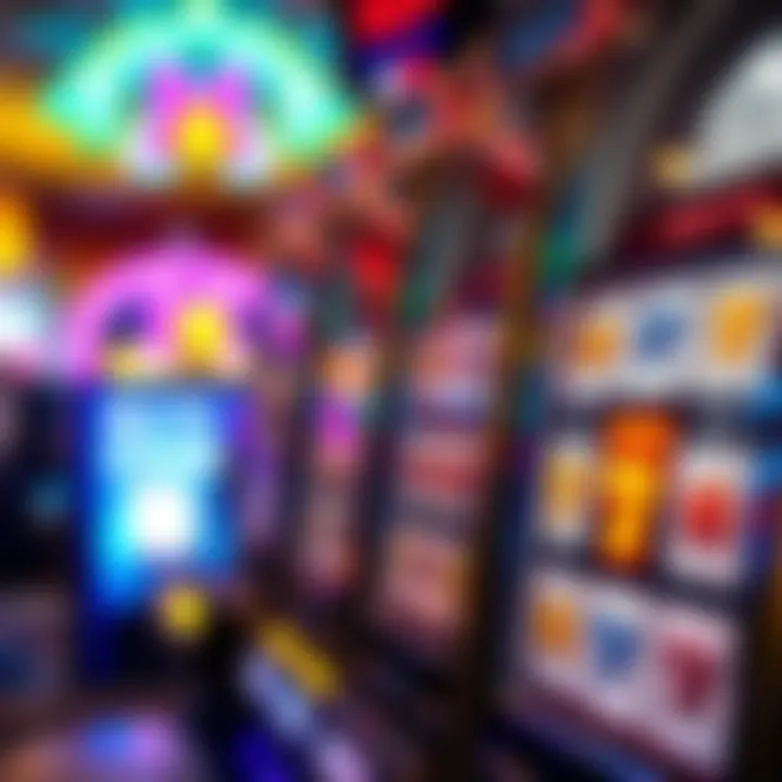 Classic Slot Reels in Action Close-up of classic slot reels in action