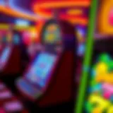 Vibrant themed slot machine at Firekeepers Casino