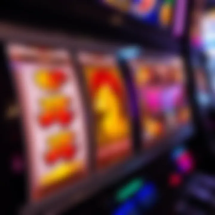A close-up view of the various symbols featured in the Five Treasures slot machine