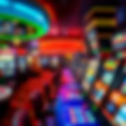 Interior view of Graton Casino showcasing gaming tables and vibrant atmosphere
