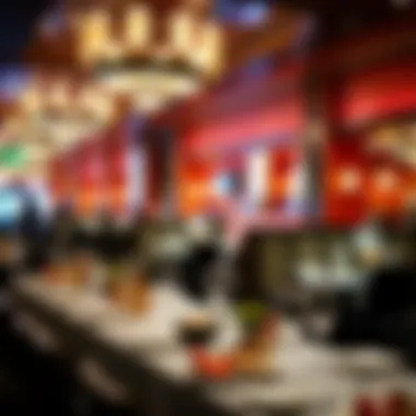 Dining area of Hotel Rio showcasing diverse culinary options