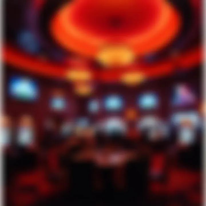 Casino event space hosting entertainment and gatherings