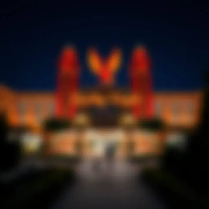 Exterior view of Lucky Eagle Casino & Hotel showcasing its architectural design