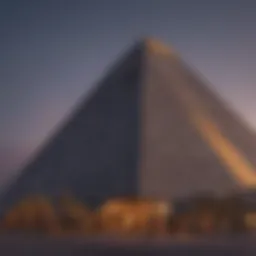 The striking pyramid exterior of the Luxor Hotel & Casino