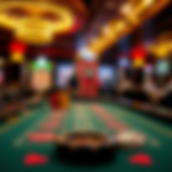 Visual representation of different gambling games and their odds