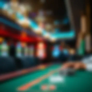 A tranquil setting emphasizing responsible gaming practices