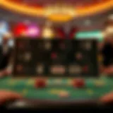 A strategy board illustrating various gambling techniques